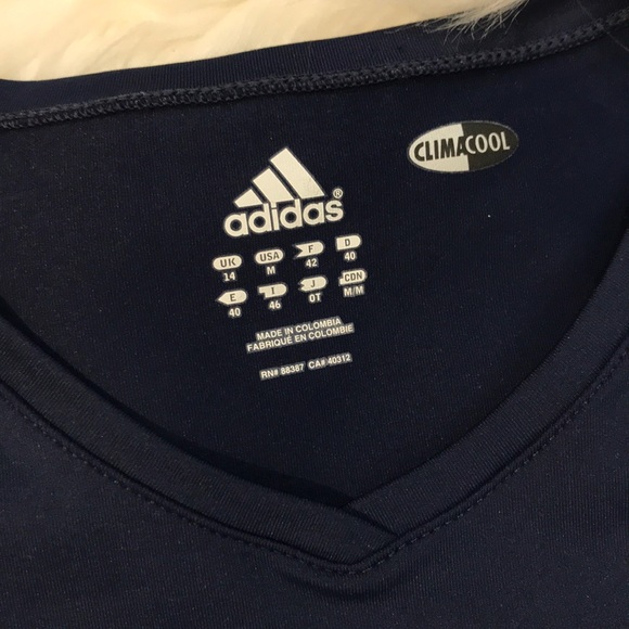 Adidas ClimaCool performance top navy Med NWT - Picture 4 of 6
